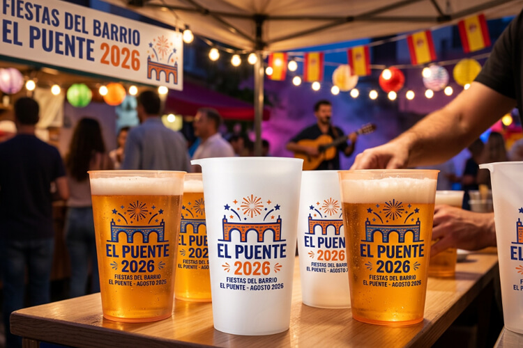 vasos  personalizados para fiestas